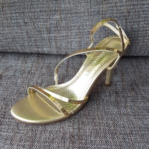 Light Gold Mirror Sandals Heels